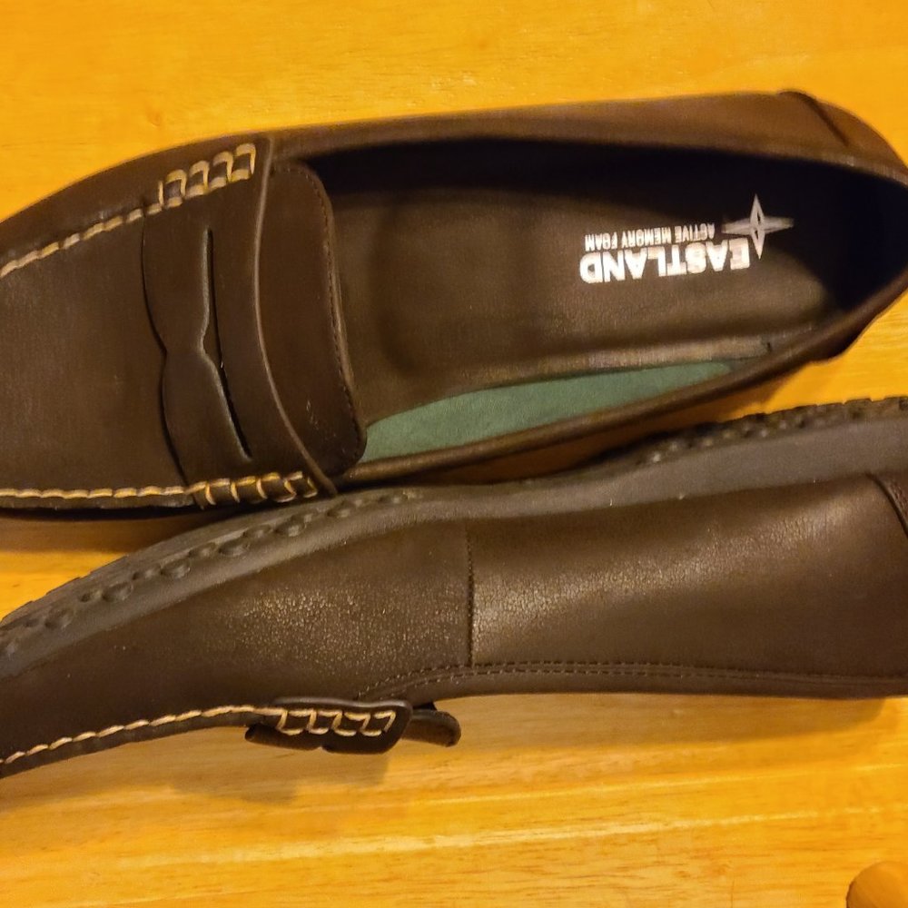 Eastland Montana Womens Brown Driving Loafers Sz 11 EUC - Picture 2 of 7